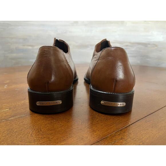 Stacy Adams Brown Leather Slip on shoes Size 12 - Picture 4 of 5